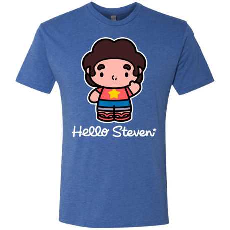 T-Shirts Vintage Royal / S Hello Steven Men's Triblend T-Shirt