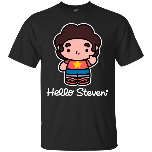 T-Shirts Black / S Hello Steven T-Shirt