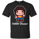 T-Shirts Black / S Hello Steven T-Shirt