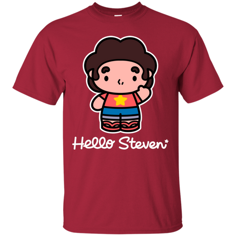 T-Shirts Cardinal / S Hello Steven T-Shirt