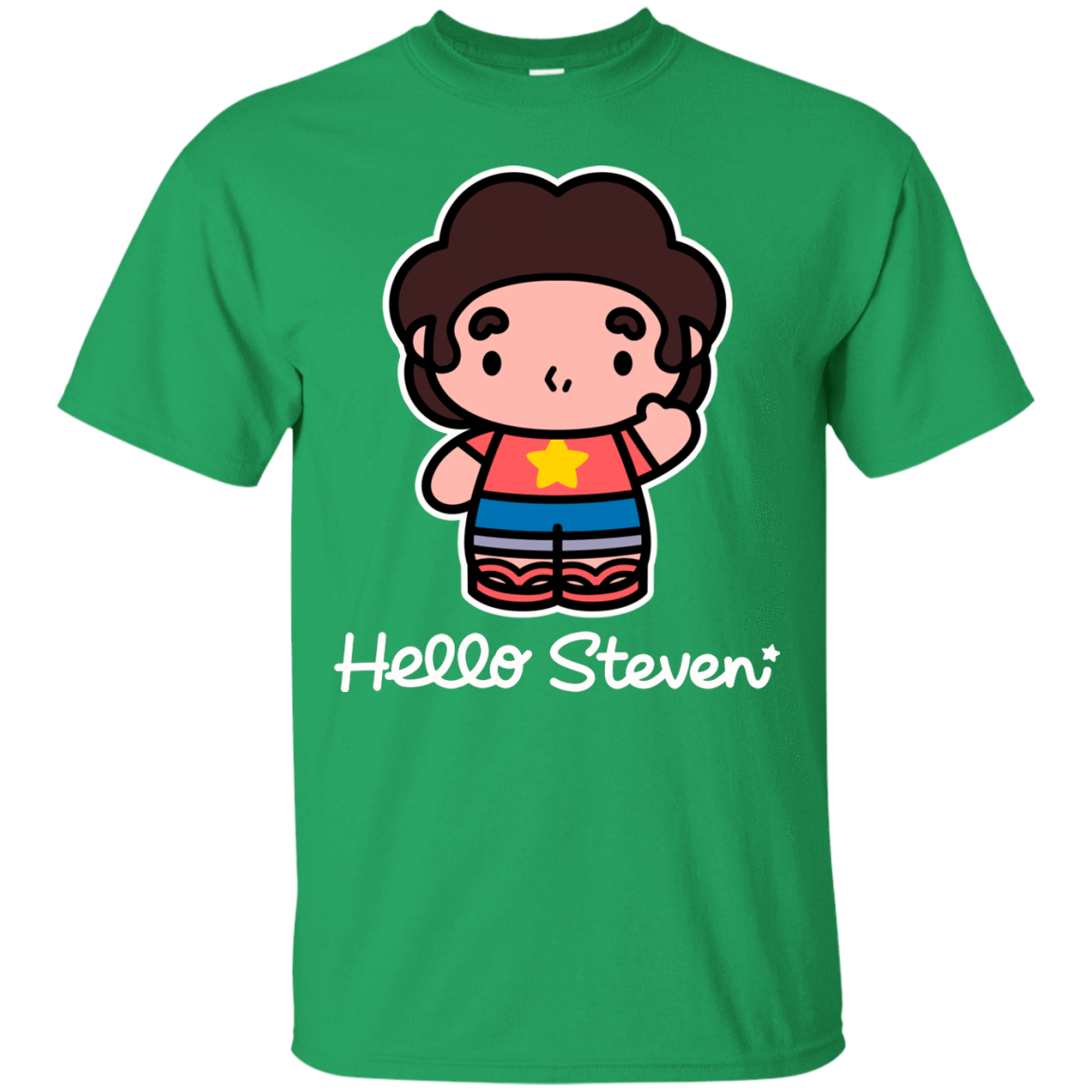 T-Shirts Irish Green / S Hello Steven T-Shirt