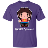 T-Shirts Purple / S Hello Steven T-Shirt