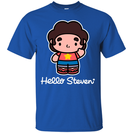 T-Shirts Royal / S Hello Steven T-Shirt