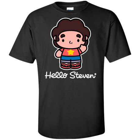 T-Shirts Black / XLT Hello Steven Tall T-Shirt