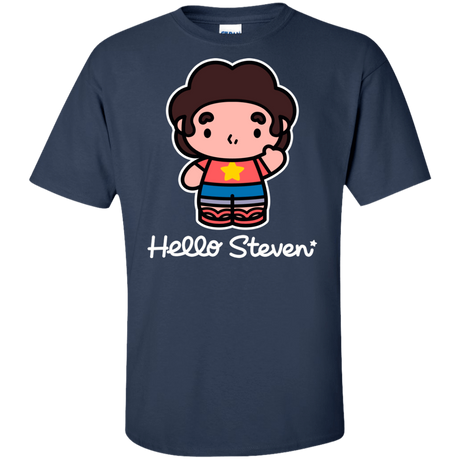 T-Shirts Navy / XLT Hello Steven Tall T-Shirt