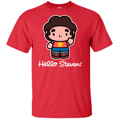 T-Shirts Red / XLT Hello Steven Tall T-Shirt