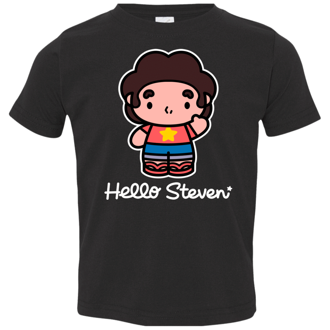 T-Shirts Black / 2T Hello Steven Toddler Premium T-Shirt