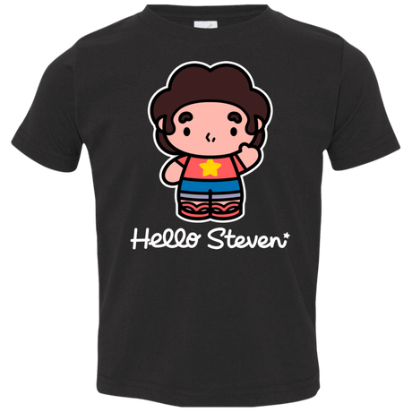 T-Shirts Black / 2T Hello Steven Toddler Premium T-Shirt