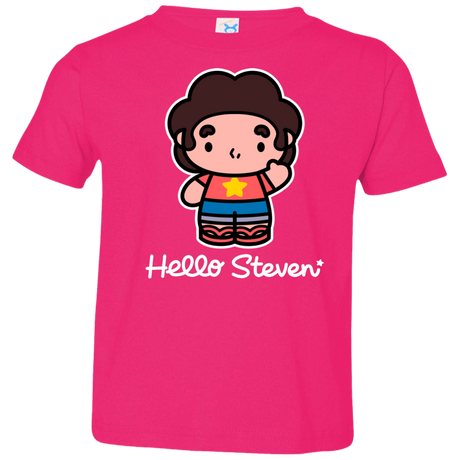 T-Shirts Hot Pink / 2T Hello Steven Toddler Premium T-Shirt