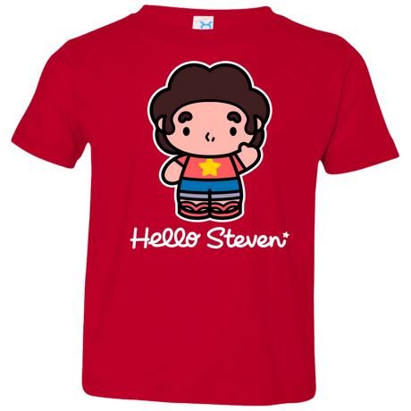 T-Shirts Red / 2T Hello Steven Toddler Premium T-Shirt