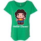 T-Shirts Envy / X-Small Hello Steven Triblend Dolman Sleeve