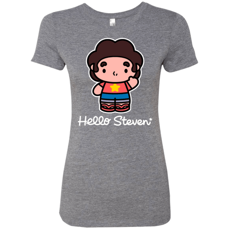 T-Shirts Premium Heather / S Hello Steven Women's Triblend T-Shirt
