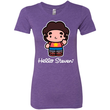 T-Shirts Purple Rush / S Hello Steven Women's Triblend T-Shirt