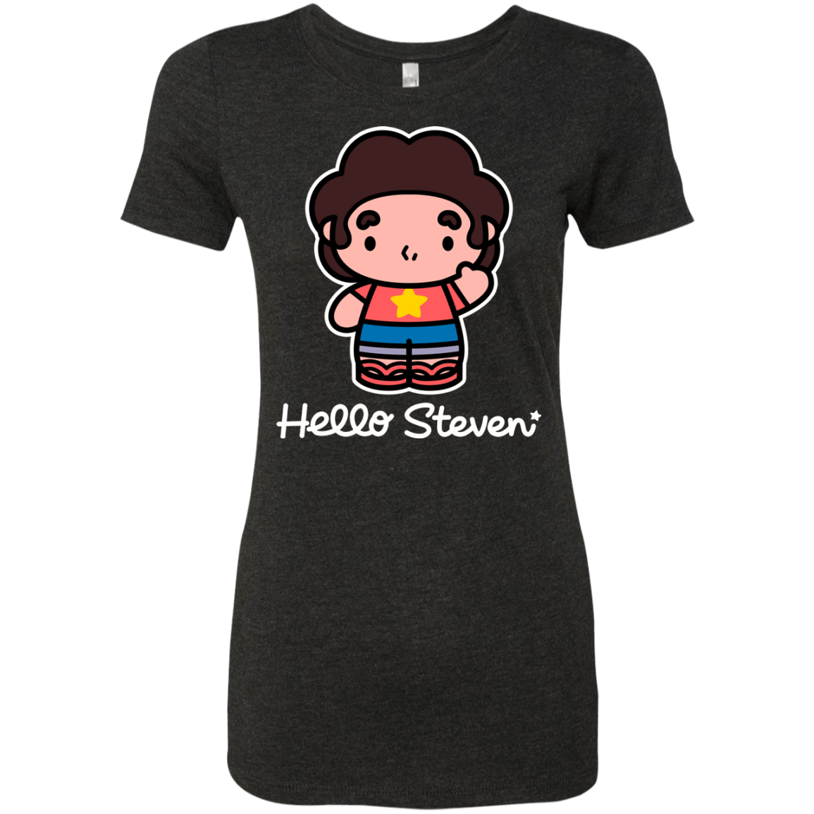 T-Shirts Vintage Black / S Hello Steven Women's Triblend T-Shirt