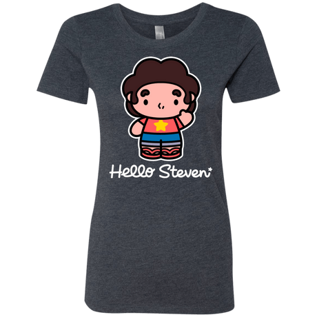 T-Shirts Vintage Navy / S Hello Steven Women's Triblend T-Shirt