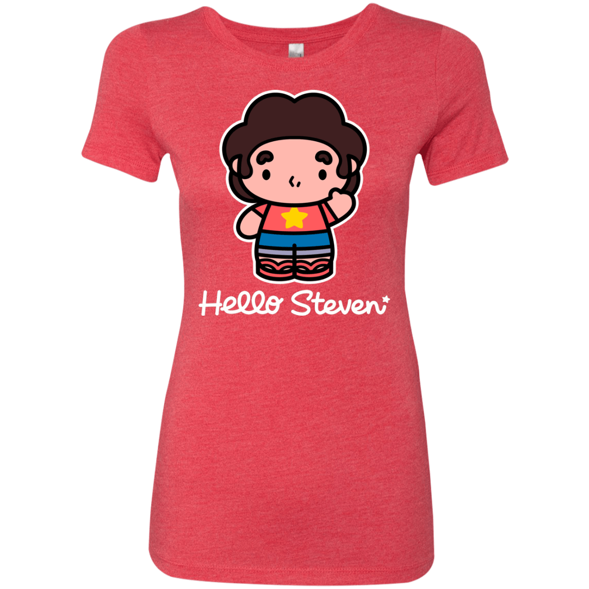 T-Shirts Vintage Red / S Hello Steven Women's Triblend T-Shirt