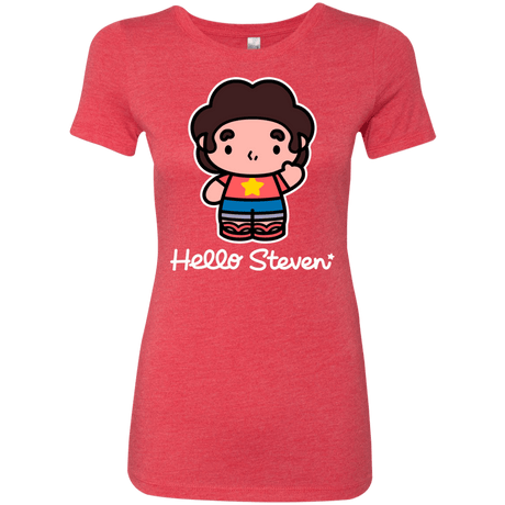 T-Shirts Vintage Red / S Hello Steven Women's Triblend T-Shirt