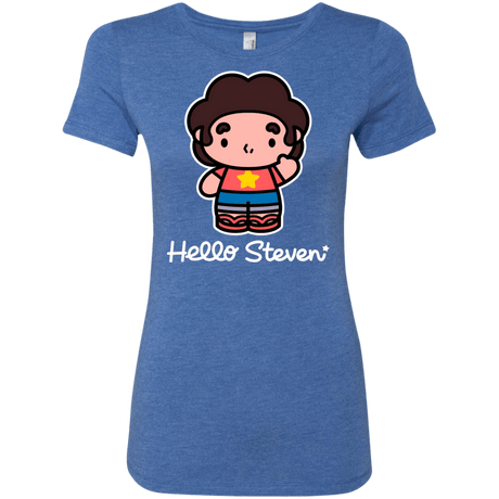 T-Shirts Vintage Royal / S Hello Steven Women's Triblend T-Shirt