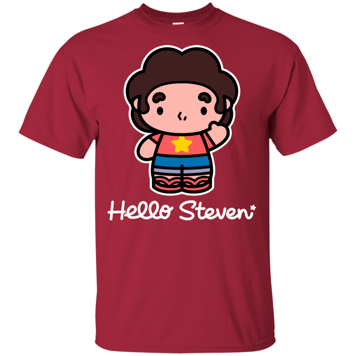 T-Shirts Cardinal / YXS Hello Steven Youth T-Shirt