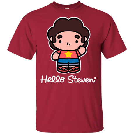 T-Shirts Cardinal / YXS Hello Steven Youth T-Shirt