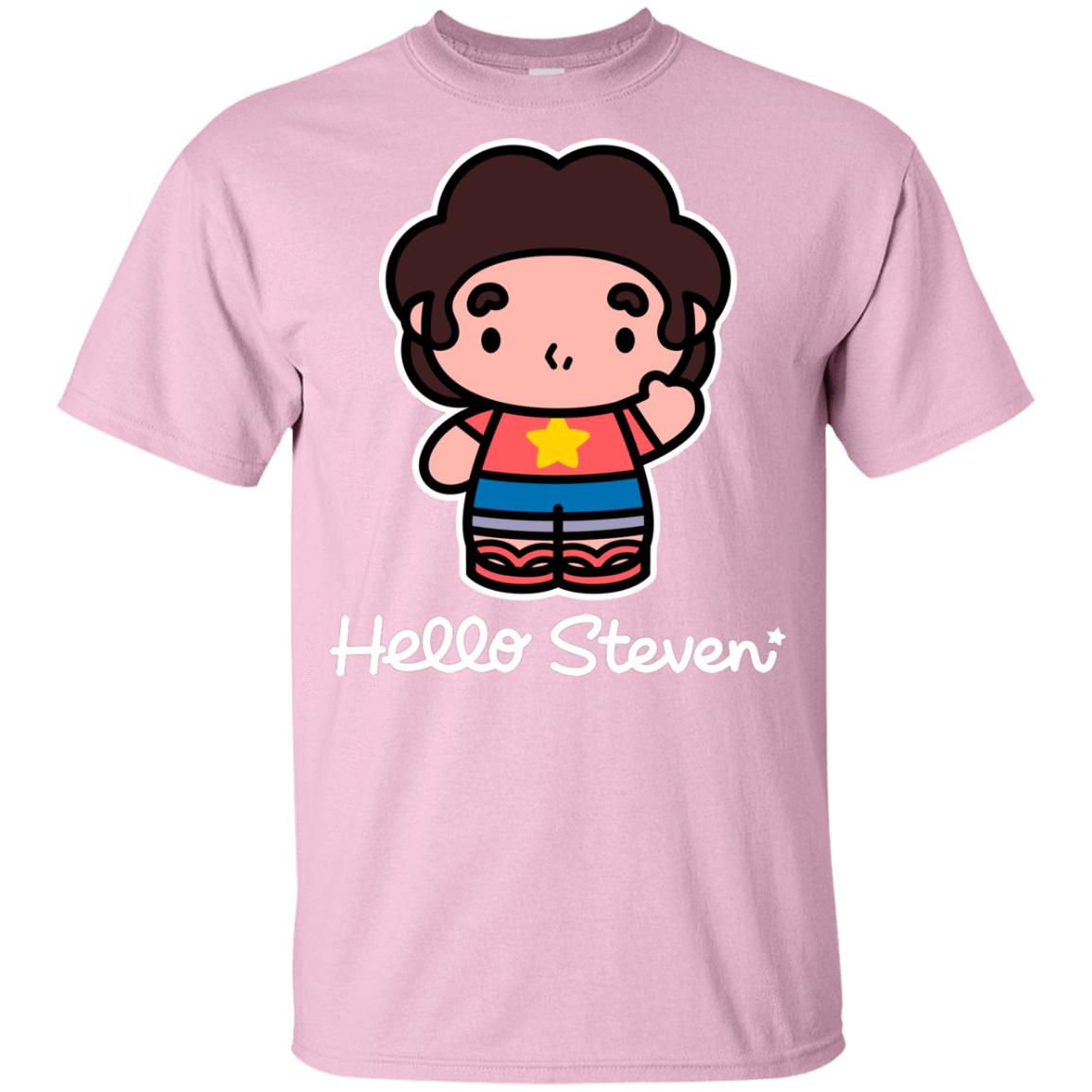 T-Shirts Light Pink / YXS Hello Steven Youth T-Shirt