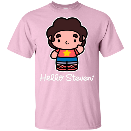 T-Shirts Light Pink / YXS Hello Steven Youth T-Shirt