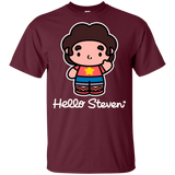 T-Shirts Maroon / YXS Hello Steven Youth T-Shirt