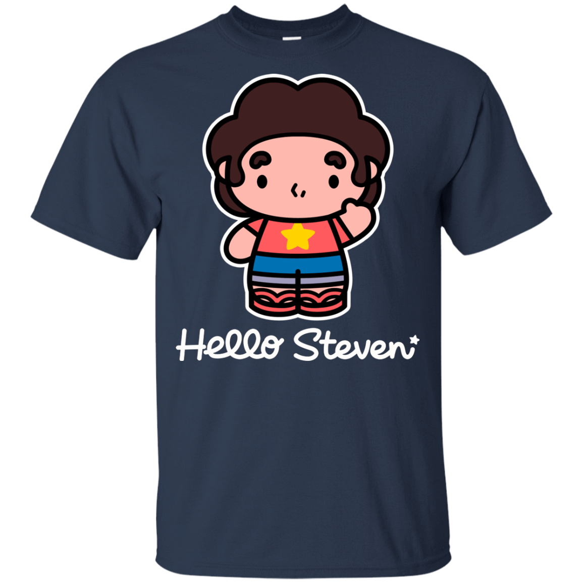 T-Shirts Navy / YXS Hello Steven Youth T-Shirt