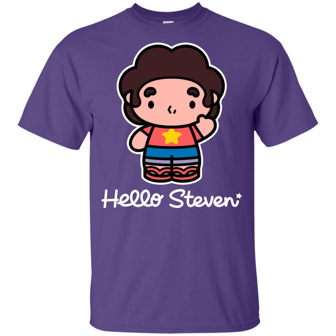 T-Shirts Purple / YXS Hello Steven Youth T-Shirt