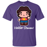 T-Shirts Purple / YXS Hello Steven Youth T-Shirt