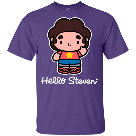 T-Shirts Purple / YXS Hello Steven Youth T-Shirt