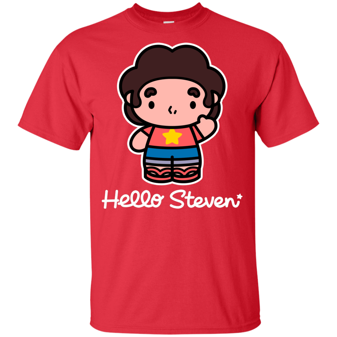 T-Shirts Red / YXS Hello Steven Youth T-Shirt