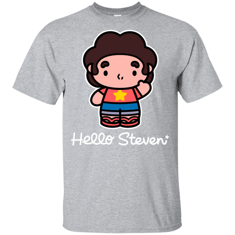 T-Shirts Sport Grey / YXS Hello Steven Youth T-Shirt