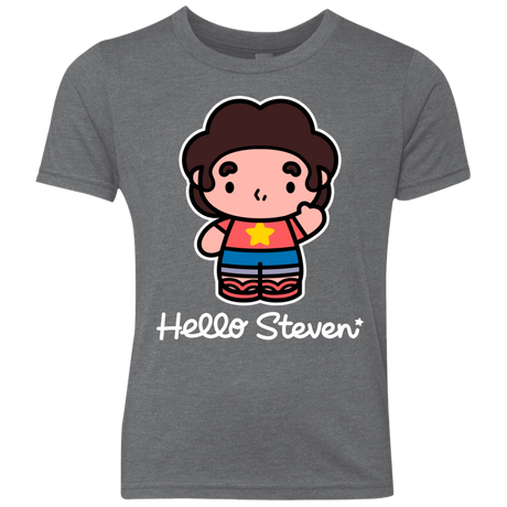 T-Shirts Premium Heather / YXS Hello Steven Youth Triblend T-Shirt