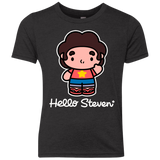 T-Shirts Vintage Black / YXS Hello Steven Youth Triblend T-Shirt