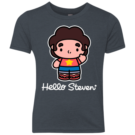 T-Shirts Vintage Navy / YXS Hello Steven Youth Triblend T-Shirt