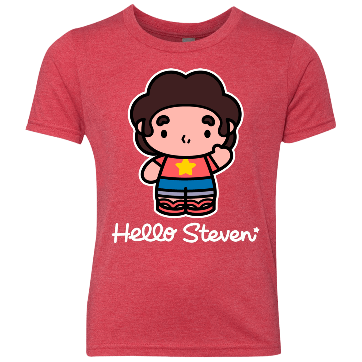 T-Shirts Vintage Red / YXS Hello Steven Youth Triblend T-Shirt