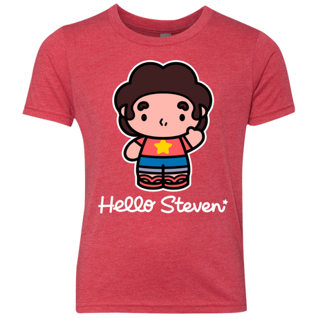 T-Shirts Vintage Red / YXS Hello Steven Youth Triblend T-Shirt