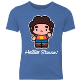 T-Shirts Vintage Royal / YXS Hello Steven Youth Triblend T-Shirt