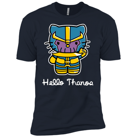 T-Shirts Midnight Navy / YXS Hello Thanos Boys Premium T-Shirt