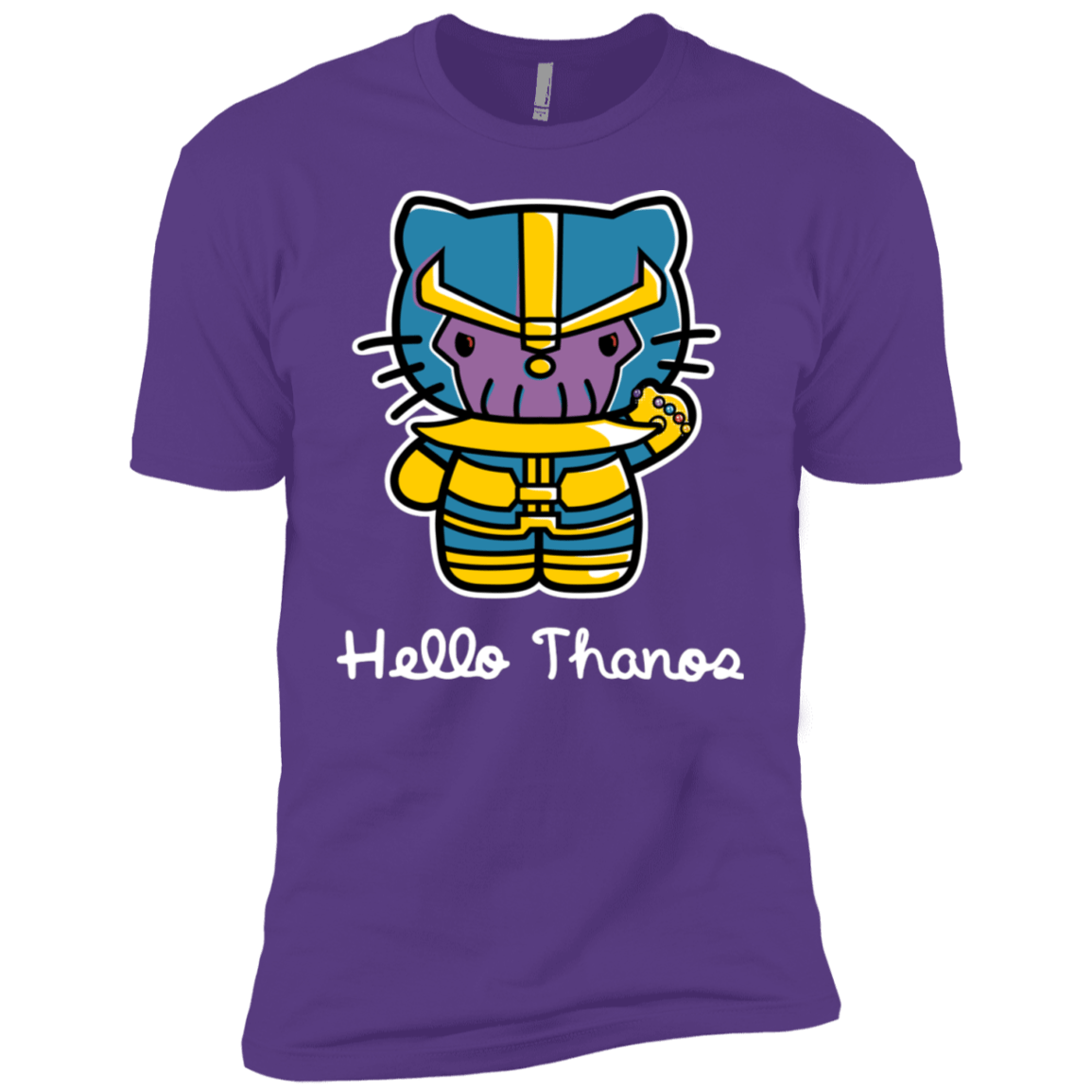 T-Shirts Purple Rush / YXS Hello Thanos Boys Premium T-Shirt