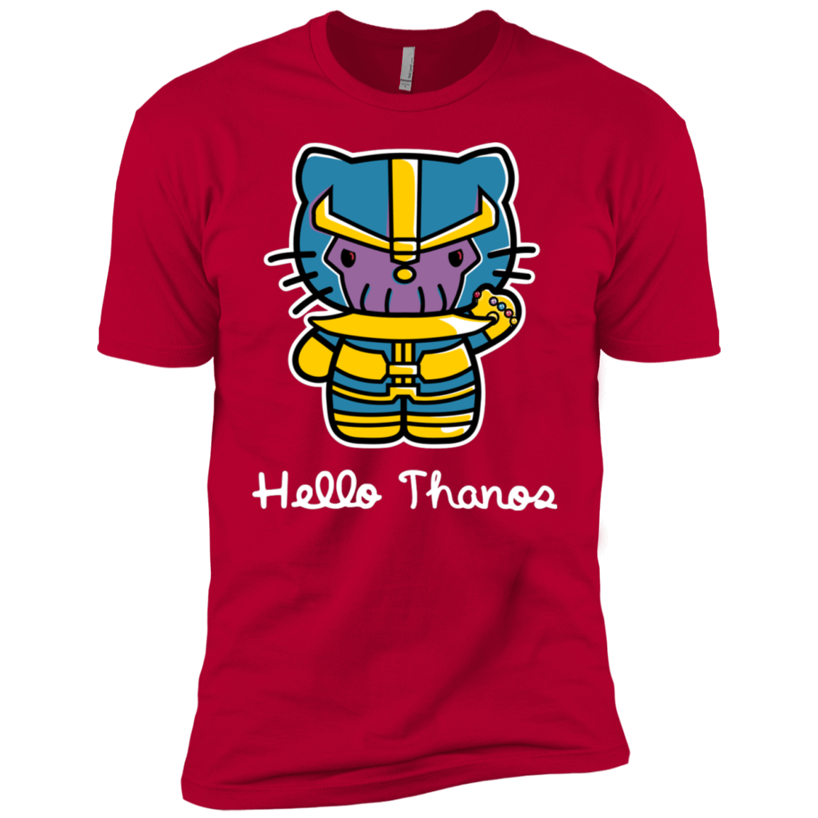 T-Shirts Red / YXS Hello Thanos Boys Premium T-Shirt