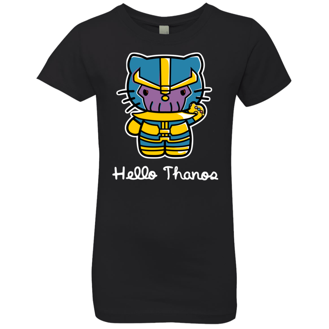 T-Shirts Black / YXS Hello Thanos Girls Premium T-Shirt