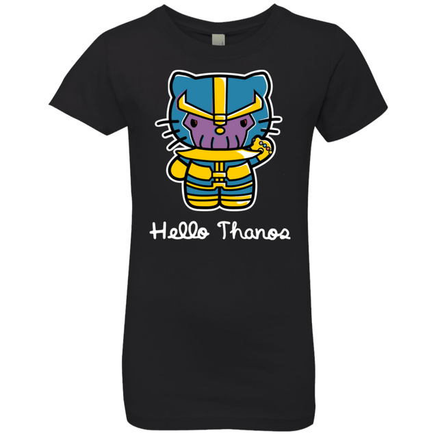 T-Shirts Black / YXS Hello Thanos Girls Premium T-Shirt