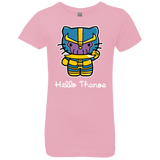 T-Shirts Light Pink / YXS Hello Thanos Girls Premium T-Shirt