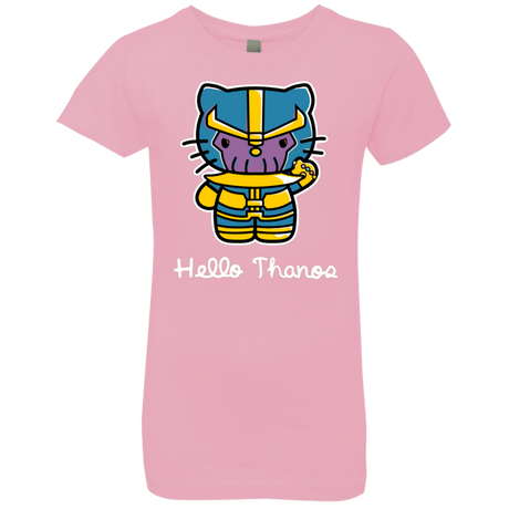 T-Shirts Light Pink / YXS Hello Thanos Girls Premium T-Shirt