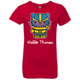 T-Shirts Red / YXS Hello Thanos Girls Premium T-Shirt