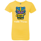 T-Shirts Vibrant Yellow / YXS Hello Thanos Girls Premium T-Shirt