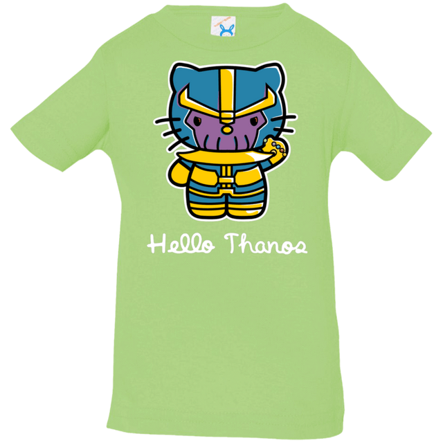 T-Shirts Key Lime / 6 Months Hello Thanos Infant Premium T-Shirt
