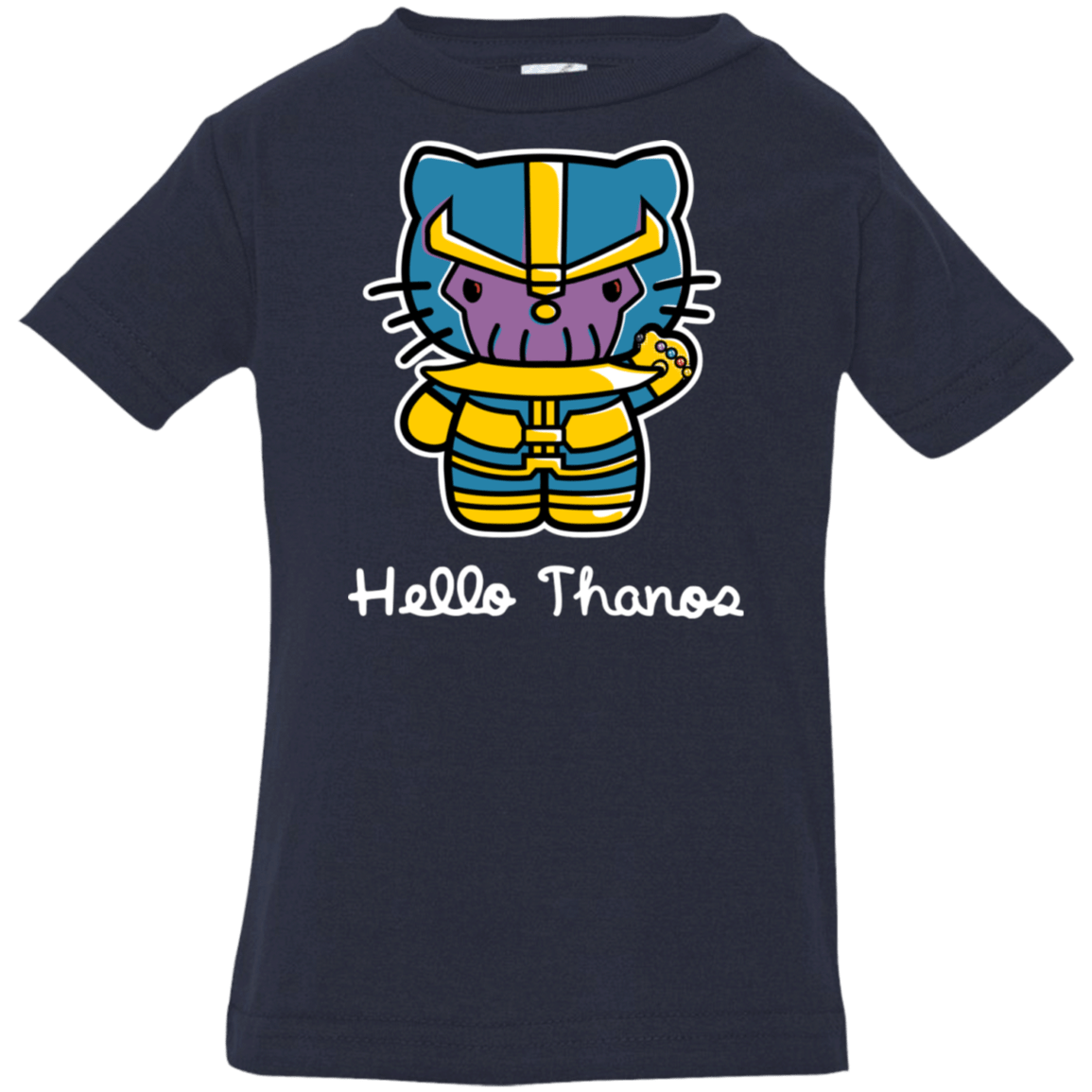 T-Shirts Navy / 6 Months Hello Thanos Infant Premium T-Shirt